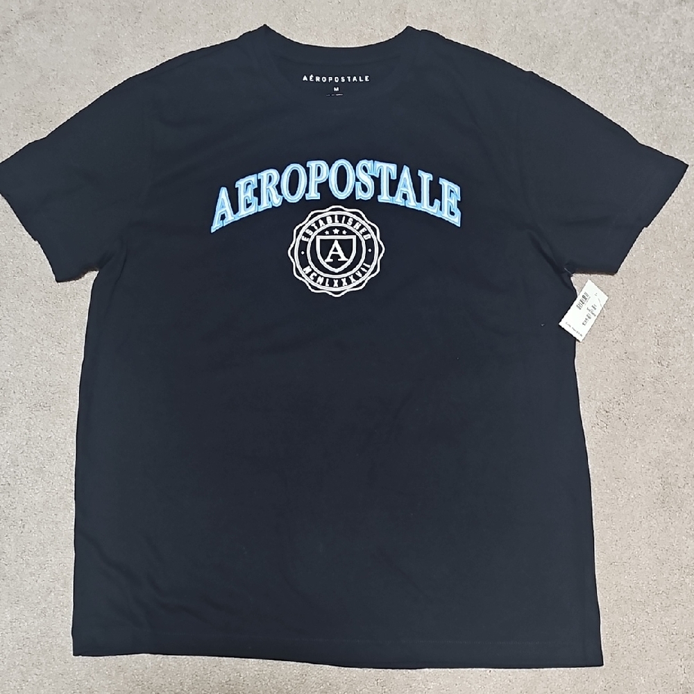 Aeropostale Men's Black T-Shirt